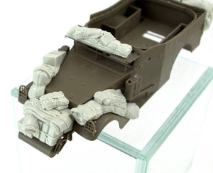 Ensemble de rangement Panzer Art RE35-707 M3A1 « Voiture de reconnaissance » (Armée américaine) 1/35