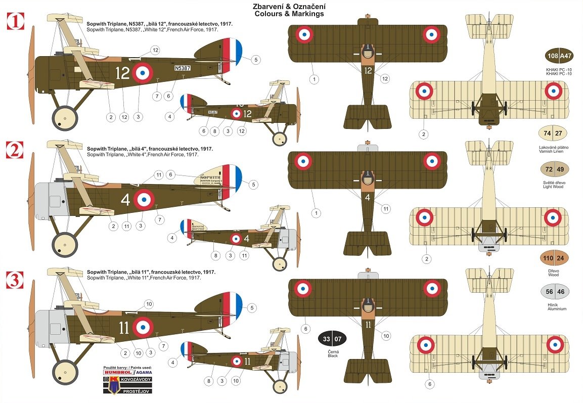 Kovozavody Prostejov KPM0184 Sopwith Triplane France 1/72 – immagine 2