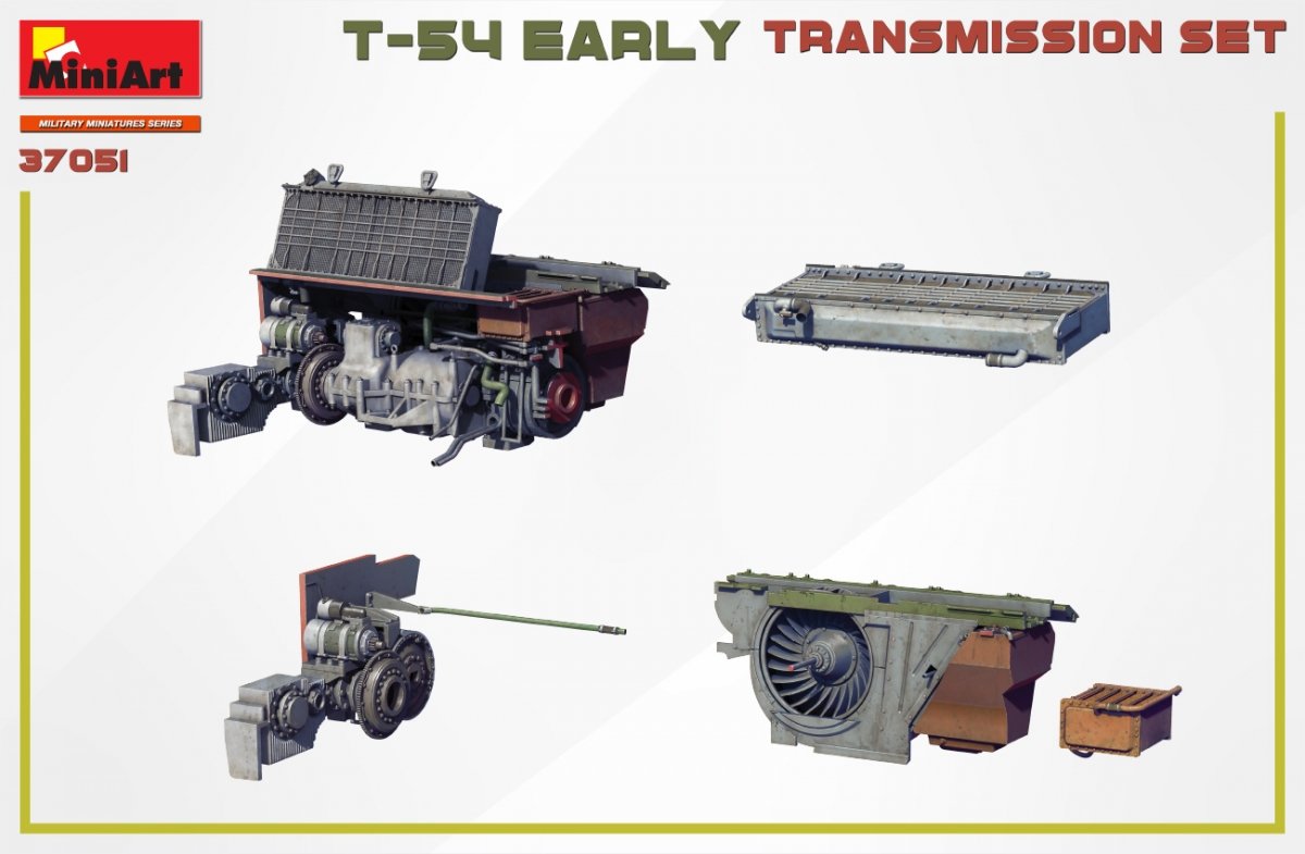 MiniArt 37051 T-54 EARLY TRANSMISSION SET 1/35 – immagine 3