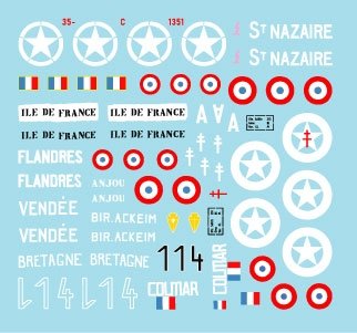 Star Decals 35-C1351 FFI 1. Captured German tanks. French Resistance - Forces Françaises de lInterieur 1/35 – zdjęcie 3