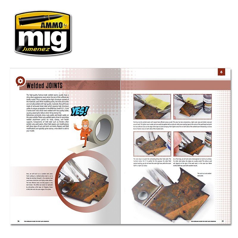 AMMO of Mig Jimenez 6098 THE MODELING GUIDE FOR RUST AND OXIDATION (English) – immagine 4