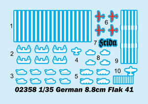 Trumpeter 02358 German 8.8cm Flak 41 1/35 – immagine 4