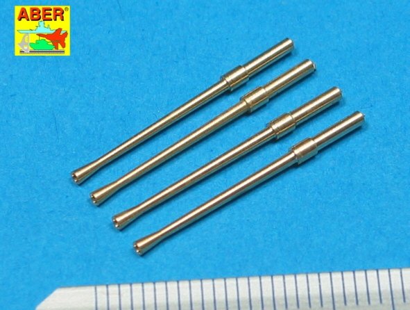 Aber A32014 Set of 4 barrels for Japanese 20 mm Type 99 aircraft machine cannons 1/32 – zdjęcie 2