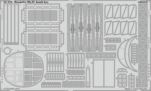 Eduard 32376 Mosquito Mk. IV bomb bay 1/32 HK MODELS