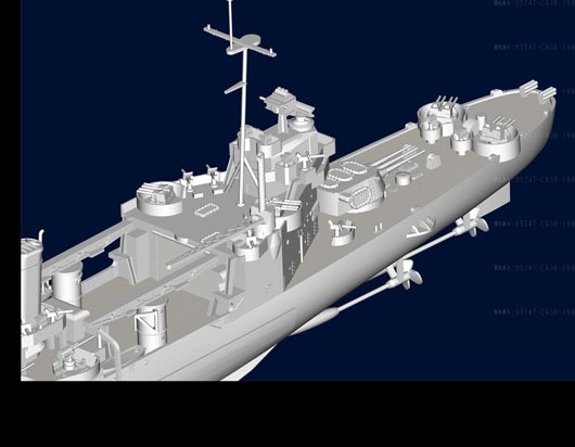 Trumpeter 05747 USS San Francisco CA-38 1944 1/700 – Bild 8