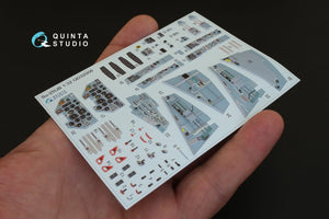 Quinta Studio QD32006 Su-25UB 3D-Printed &amp;amp; coloured Interior on decal paper (for Trumpeter kit) 1/32 – imagen 3