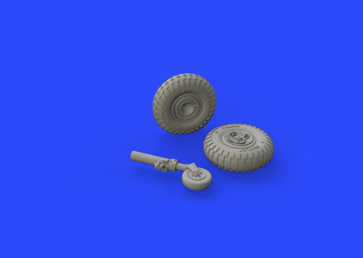 Eduard 672147 Spitfire Mk. VIII wheels - 4 spoke w/ pattern EDUARD 1/72 – image 3