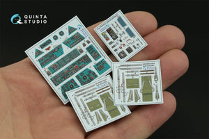 Quinta Studio QD48339 Mi-8MT 3D-Printed &amp;amp; coloured Interior on decal paper (Zvezda) 1/48 – immagine 2