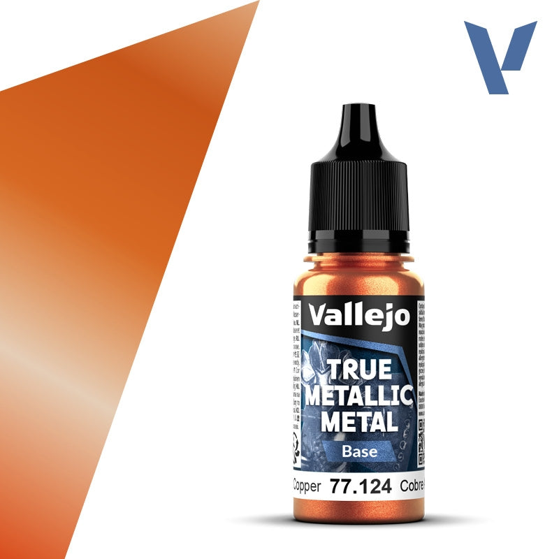 Vallejo 77124 Ancient Copper - True Metallic Metal - Base 18ml