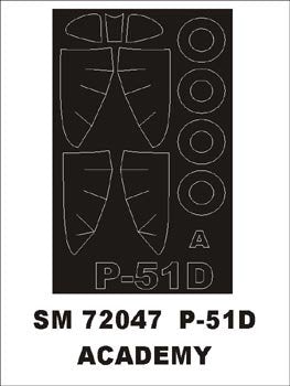 Montex SM72047 P-51D ACADÉMIE