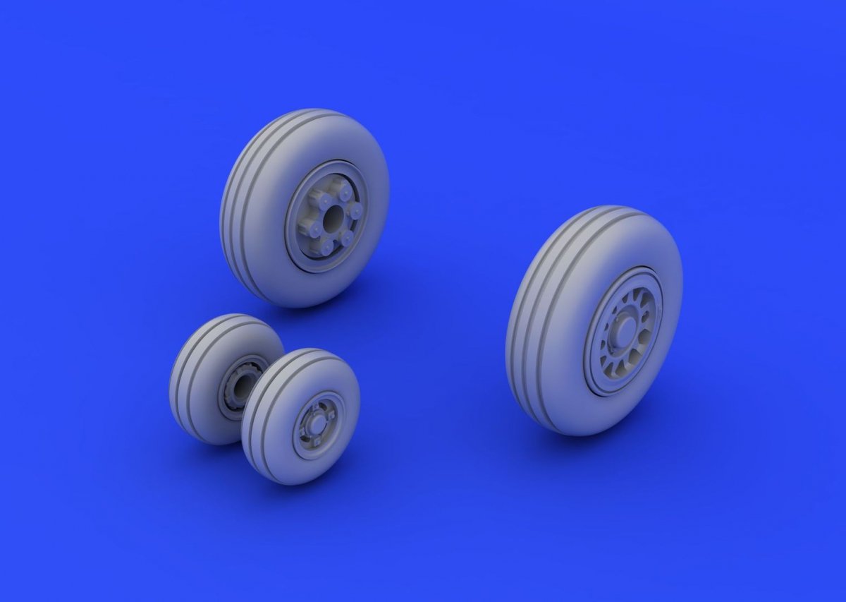Eduard 672067 JAS-39 wheels 1/72 (REVELL) – imagen 2