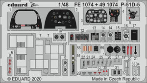 Eduard 491074 P-51D-5 interior 1/48 AIRFIX – immagine 2