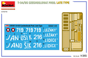 MiniArt 37078 T-34/85 Prod. tchécoslovaque. Type tardif 1/35 – image 2