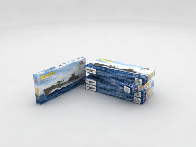 Hobby Boss 87017 Marine japonaise Italie -400 Sous-marin 1/700 – image 3