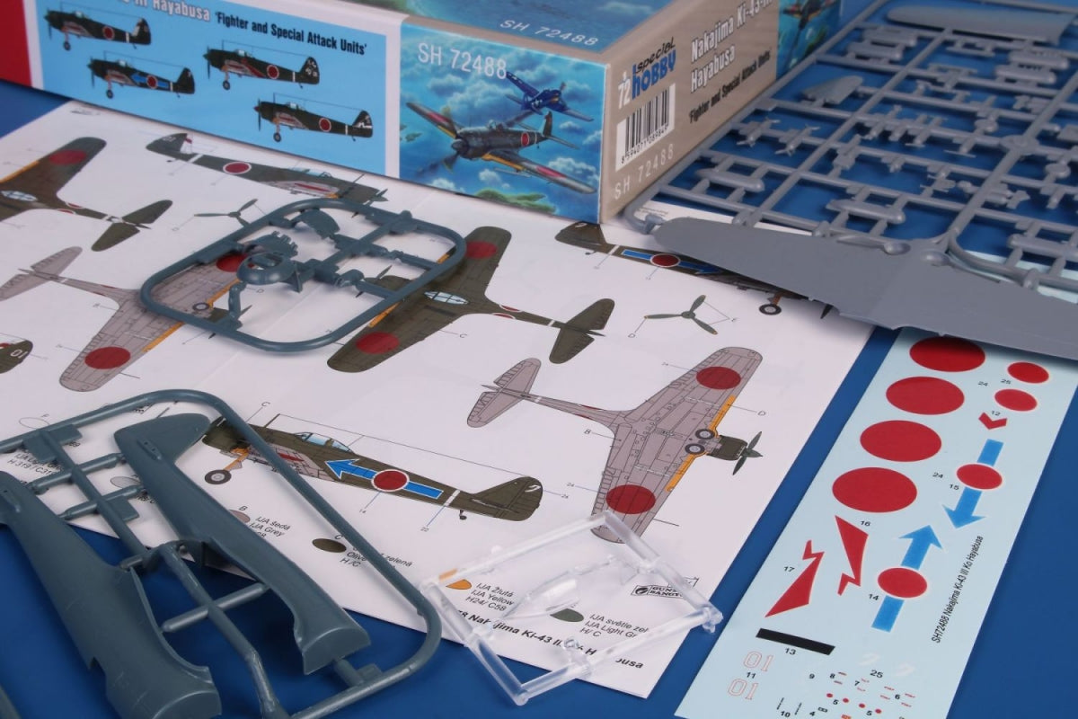 Special Hobby 72488 Nakajima Ki-43-III Hayabusa Fighter And Special Attack Units 1/72 – Bild 4