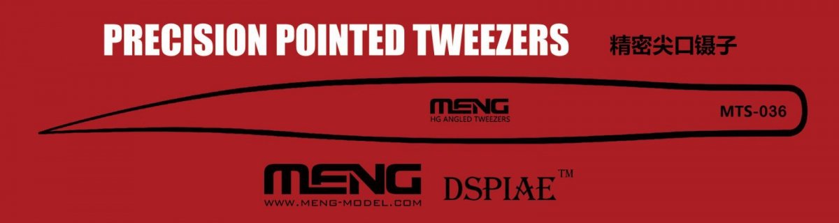 Meng Model MTS-036 Precision Pointed Tweezers (Precyzyjne szpiczaste szczypce) – imagen 2