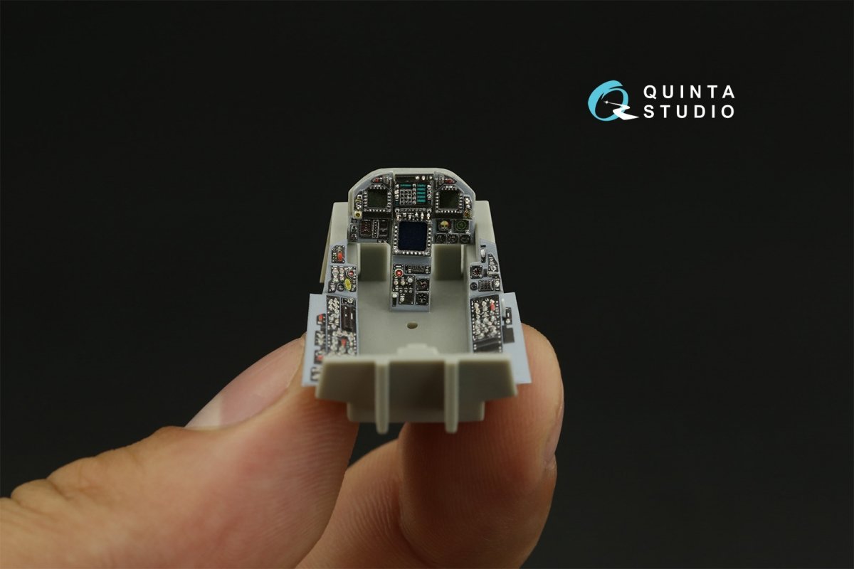 Quinta Studio QDS-48279 F/A-18C early 3D-Printed &amp;amp; coloured Interior on decal paper (HobbyBoss)(Small version) 1/48 – immagine 9