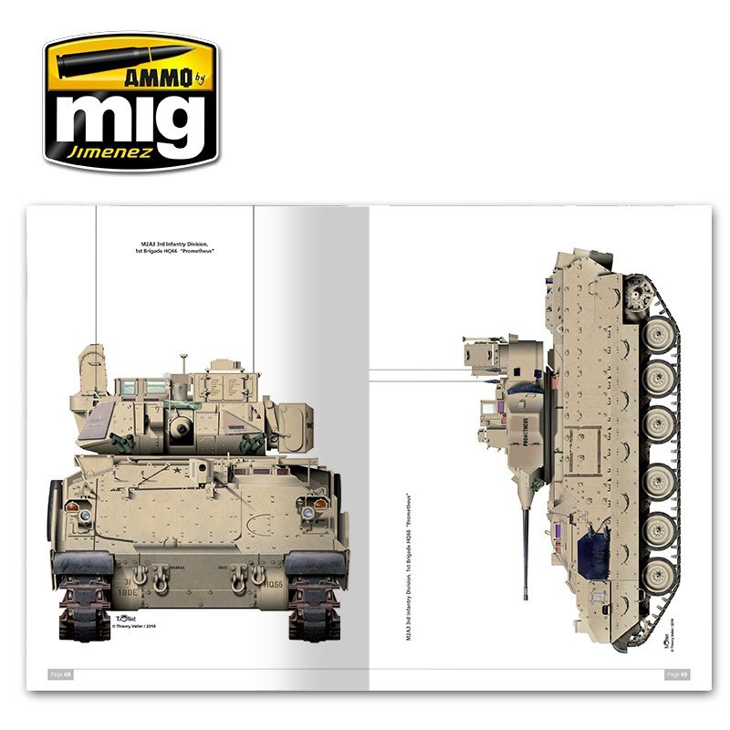 AMMO of Mig Jimenez 5952 M2A3 BRADLEY FIGHTING VEHICLE IN EUROPE IN DETAIL VOL 2 (English) – Bild 10