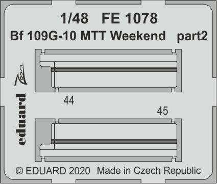 Eduard FE1078 Bf 109G-10 MTT Weekend 1/48 EDUARD – imagen 2