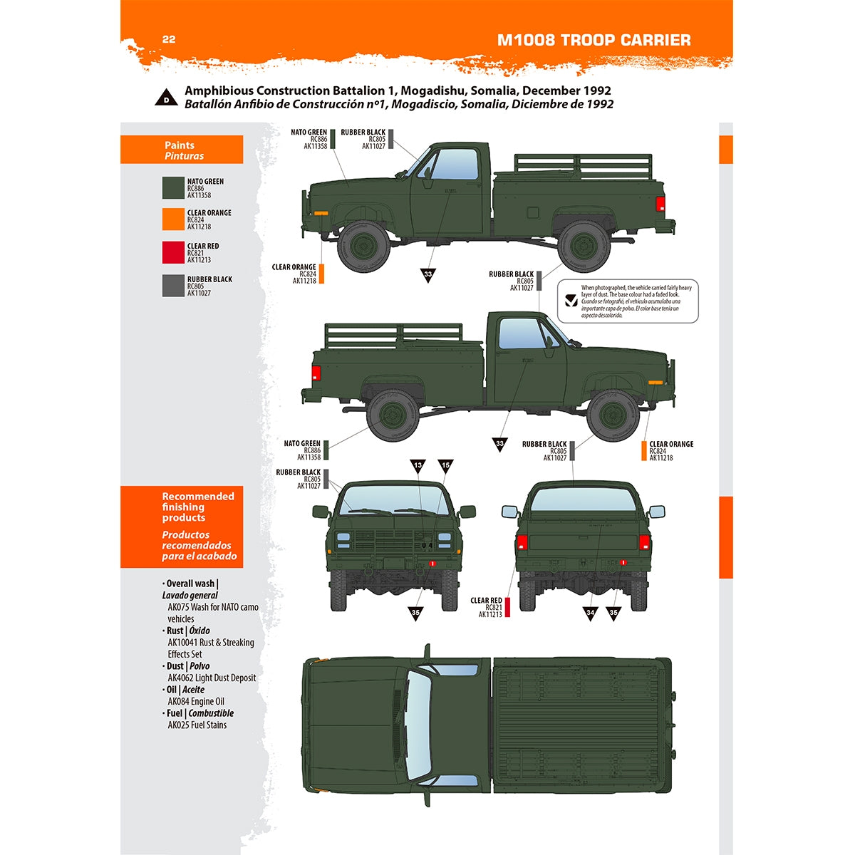 AK Interactive AK35030 M1008 Troop Carrier 1/35 – imagen 16