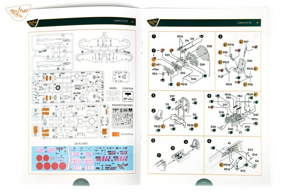 Clear Prop! CP72009 A5M2b Claude (late version) ADVANCED KIT 1/72 – imagen 13