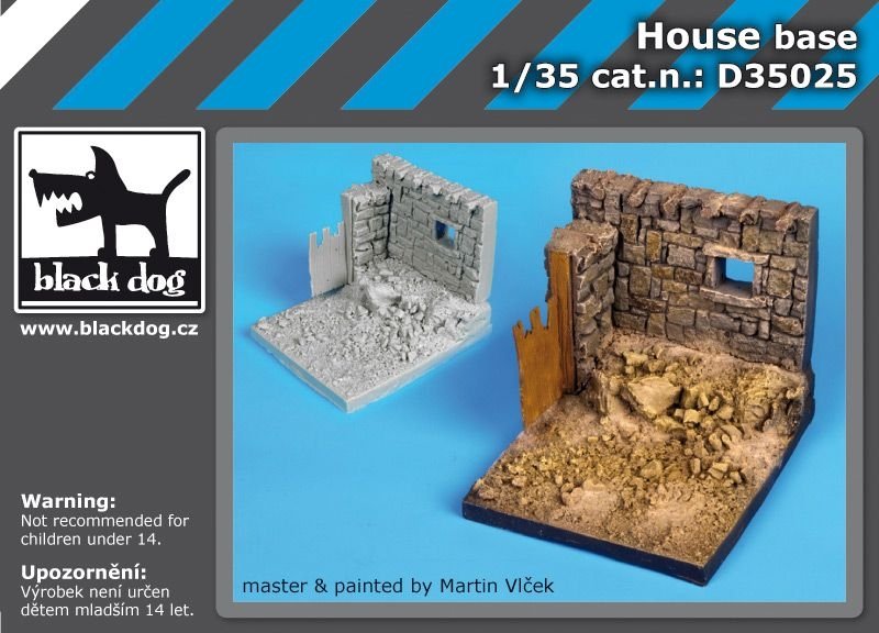 Black Dog D35025 House base 1/35
