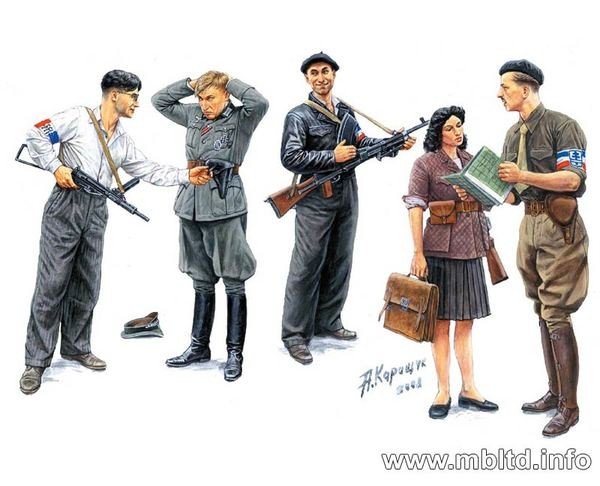 Master Box 3551 Maquis, French Resistance 1/35 – immagine 2