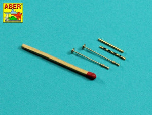 Aber A32019 Set of 2 barrels for British Browning .303 aircraft machine guns with flash hiders 1/32 – imagen 4