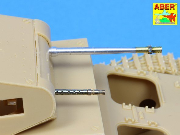 Aber 35L-106N Barrels set KwK.30 &amp;amp; MG 34 for Pz.Kpfw. II, Ausf. A-F 1/35 – immagine 4