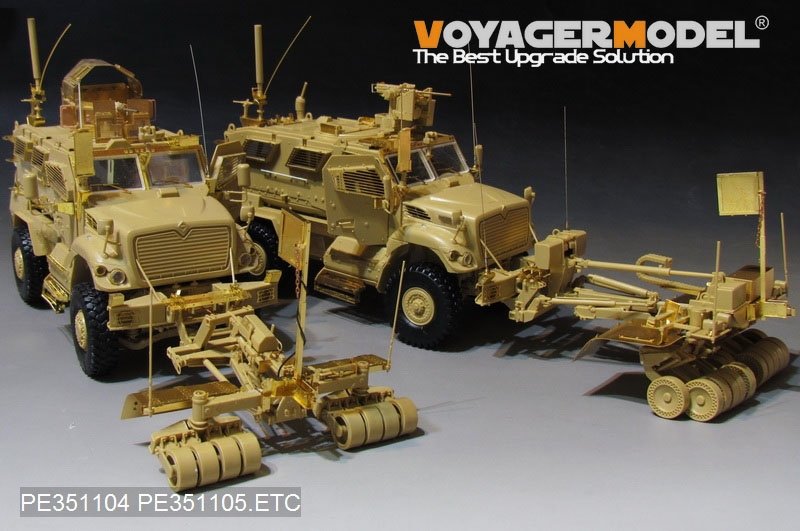 Kit de mise à niveau du rouleau de déminage Spark II de l&amp;#39;armée américaine moderne Voyager Model PE351105 pour PANDA HOBBY 1/35 – image 6