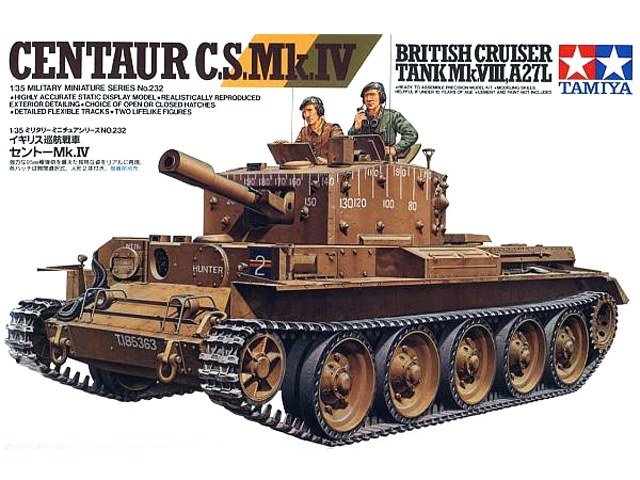 Tamiya 35232 Centaur CS Mk.IV British Cruiser Tank Mk.VIII, A27L (1/35)