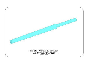 Aber 35L-217 U.S. 76,2 mm M7 gun Barrel for M10 Tank Destroyer 1/35 – imagen 5
