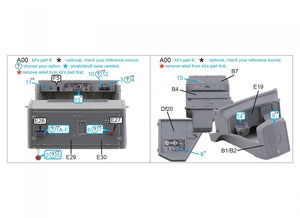 Intérieur imprimé en 3D et coloré sur papier décalcomanie Quinta Studio QD35071 Mercedes-Benz L1500A (MiniArt) 1/35  – image 5