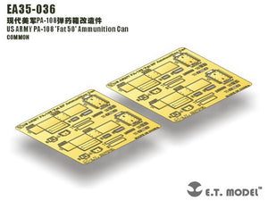 E.T. Model EA35-036 US ARMY PA-108 &amp;#39;Fat 50&amp;#39; Ammunition Can 1/35 – immagine 5