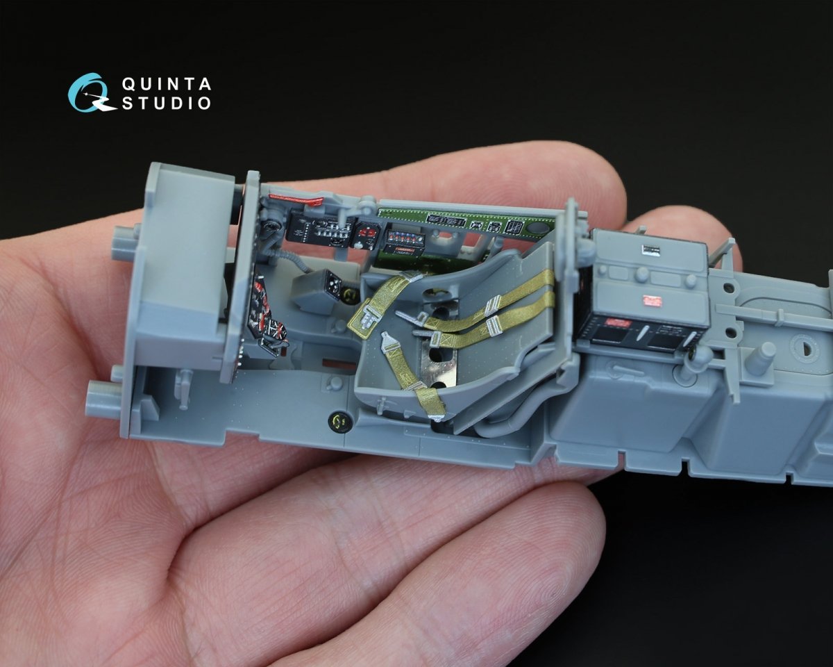 Quinta Studio QD32005 P-51D (Early) 3D-Printed &amp;amp; coloured Interior on decal paper (for Tamiya kit) 1/32 – imagen 8