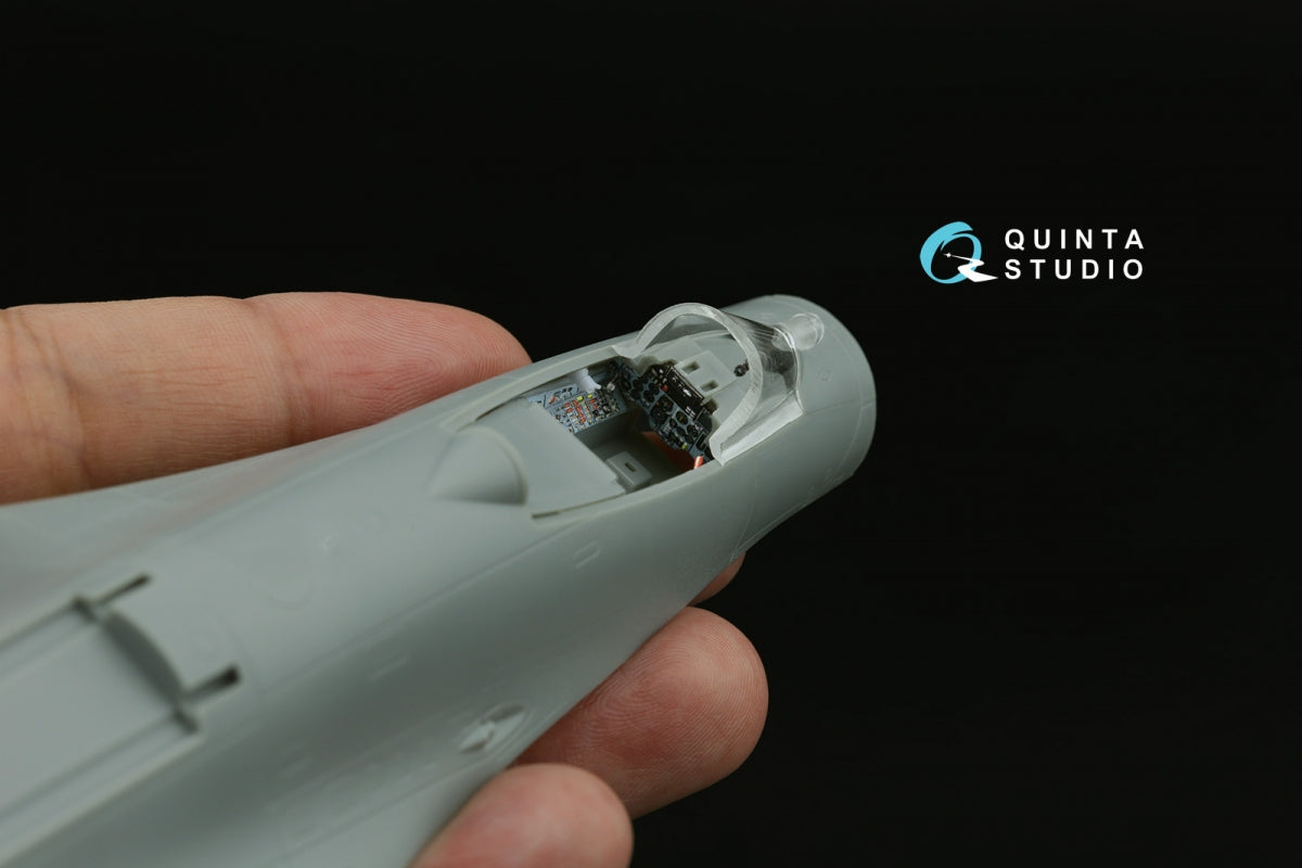 Quinta Studio QD+72183 Su-27 3D-Printed &amp;amp; coloured Interior on decal paper (Trumpeter) (with 3D-printed resin part) 1/72 – immagine 8