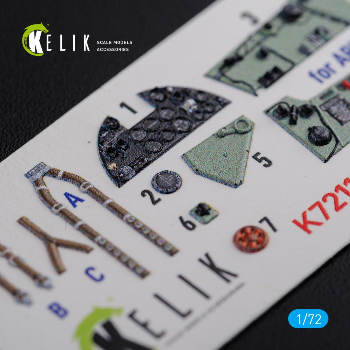 Décalcomanies 3D intérieures KELIK K72115 Sea Hurricane Mk I pour maquette Arma Hobby au 1/72  – image 8