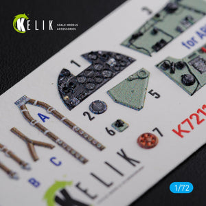 Décalcomanies 3D intérieures KELIK K72115 Sea Hurricane Mk I pour maquette Arma Hobby au 1/72  – image 8