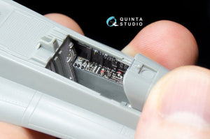 Quinta Studio QD48040 F/A-18С (late) 3D-Printed &amp;amp; coloured Interior on decal paper (for Kinetic) 1/48 – immagine 4
