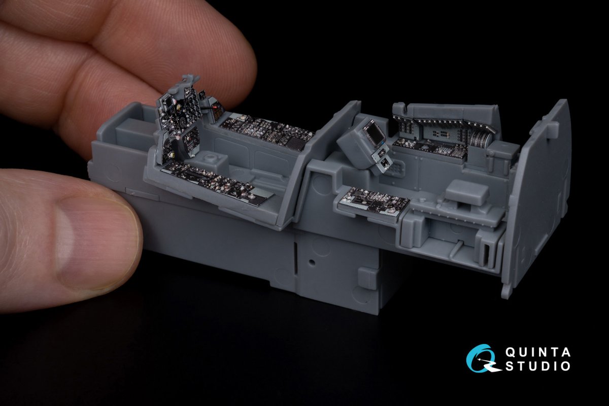 Quinta Studio QDS-48245 F-4EJ Kai 3D-Printed &amp;amp; colored Interior on decal paper (ZM SWS) (Small version) 1/48 – image 9