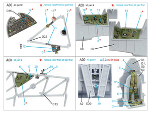 Quinta Studio QD48287 Hawker Hurricane family 3D-Printed &amp;amp; colored Interior on decal paper (Airfix) 1/48 – image 2