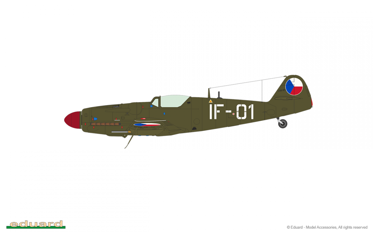Eduard 70151 Avia S-199 bubble canopy 1/72 – immagine 13