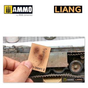 Liang 0001 Weathering Airbursh Stencils – immagine 3