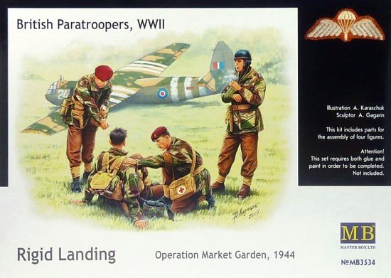 Master Box 3534 British paratroopers, 1944. Kit 2 1/35