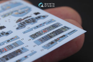 Quinta Studio QD48181 Su-27UB 3D-Printed coloured Interior on decal paper (for KittyHawk kit) 1/48 – imagen 2