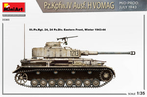 MiniArt 35305 Pz.Kpfw.IV Ausf. H Vomag. MID PROD. JULY 1943. INTERIOR KIT 1/35 – immagine 6