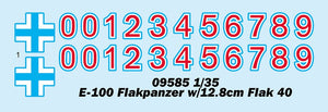 Trumpeter 09585 E-100 Flakpanzer w/12.8cm Flak 40 1/35 – Bild 3