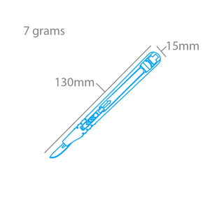Modelcraft PKN3216-10 Retractable Safety Knife Blade – zdjęcie 2