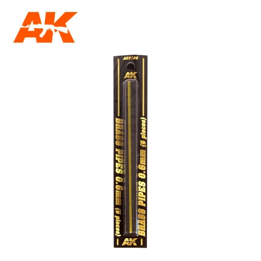 AK Interactive AK9105 BRASS PIPES 0.6MM Ø. 5 UNITS. – Bild 2