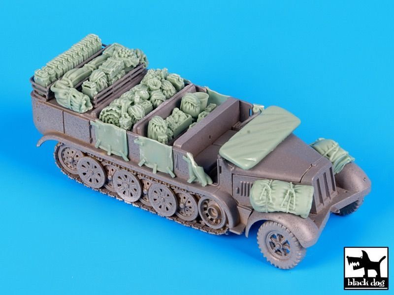 Black Dog T72078 Sd.Kfz 7 accessories set for Revell 1/72 – immagine 4